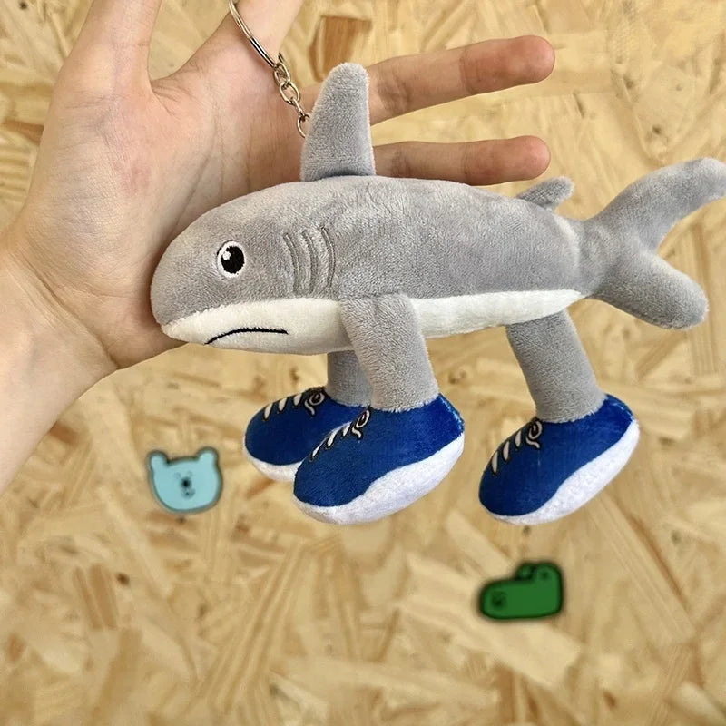 Brainrot Plush Toy Keychain Tung Sahur Cartoon Crocodilo Shimpanzini Decorative Doll Tralalero Tralala Figures Bananini Gift Toy