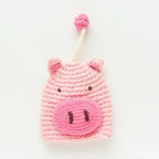Cartoon Dog Key Case Handwoven Key Organizer Pouch