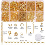1 Set Jewelry Making Starter Kit – DIY Earrings, Necklaces & Findings for Beginners and Adults