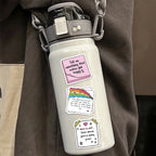 50PCS Self affirmation Encouragement Slogans Graffiti Stickers DIY Phone Cases Laptop Water Cups Waterproof Stickers