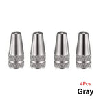 4PCS Aluminum Alloy Presta Valve Caps For Road MTB Track Racing Bike Tires French Valve Wheel Tube Covers