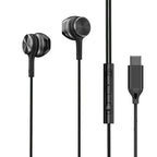 Type C Wired Headphones HiFi Stereo Volume Control Headset With HD Mic 3.5mm Earphones For Samsung Galaxy  iPhone 17 16 Earbud