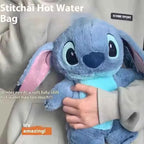 Stitch Disney Anime Winter Extra Large Plush Hot Water Bottle Women's Home Water Filling Hand Warmer Holiday Gift For Girlfriend