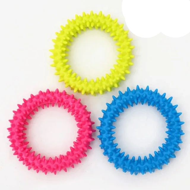 Pet Toys for Small Dogs Rubber Resistance To Bite Dog Toy Teeth Cleaning Chew Training Toys Pet Supplies Puppy Dogs - WTN Essentials 