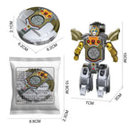 New creative decompression  drop resistant fingertip Rotational gyroscope mechanical deformation robot children's toy Boy Gift