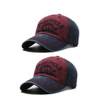 Washed Embroidered Baseball Cap with Curved Brim for Everyday Style