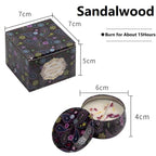 1/4PCS Vintage Scented Candles Soy Wax Candle Jars Flower Fragrance Scent Candle Wedding Ceremony Birthday Gifts Home Decoration