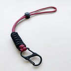 1pcs/2pcs/6pcs Hand Woven Umbrella Rope Outdoor Keychain Wrist Rope Outdoor External Buckle Car Key Hanging Rope