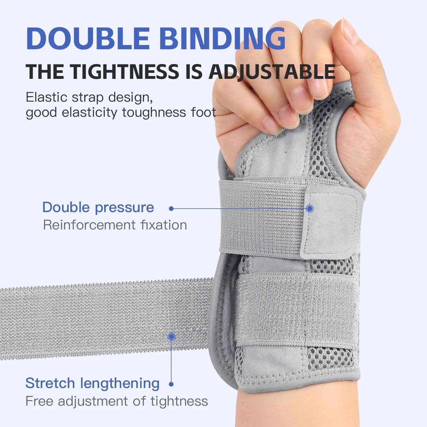 1pc Compression Wrist Brace Protector Carpal Tunnel Sports Wrist Guard Orthopedic Hand Brace Splint Wristband Syndrome Arthritis