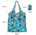 Reusable Foldable Shopping Bag – Eco-Friendly Nylon Grocery Tote | Lightweight, Durable & Washable Travel Bag
