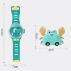 Children Mini RC Car Watch Toys With LED Lights 2.4G Watch Rabbit Dog Crab Racing  RC Car Girls Boys Birthday Gift Toys