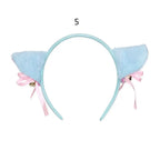 Cute Lace Black Cat Ears Headband Women Girls Hair Hoop Party Decoration Sexy Lovely Cosplay Halloween Costume Hair Accessories
