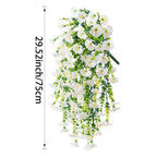 Artificial Flower New Artificial Hanging Flowers and Plants Easter Decoration 2025 UV-resistant and Realistic Room Decor Wedding