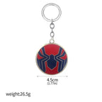 Movie Rotatable Spider Blade Keychain Creative Spider Keyring Cosplay Props Handsome for  Men Women Backpack Jewelry