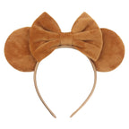New Trendy Mouse Ears Headband 3.3"Velvet For Girls Soft Bow Hairband Halloween Festival Party Trip DIY Hair Accessories Gifts