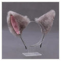 Lolita Animal Cat Fox Ear Hair Hoops Cosplay Girls Halloween Anime Headbands Headwear Hair Accessories