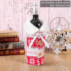 Christmas Wine Bottle Cover Merry Christmas Decorations For Home 2025 Cristmas Ornament Xmas Navidad Gifts Happy New Year 2026