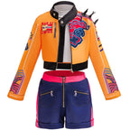 K-POP Rumi Cosplay Girls Clothing Sets Mira 3Pcs Girls Suits Halloween Zoey Birthday Party Costume 4-12 Years New Kids Clothes