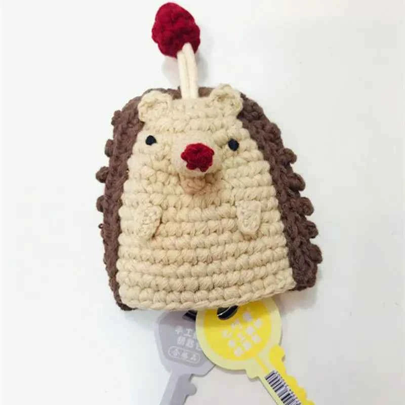 Cute Crochet Cactus Keychain Decorative Bag Charm
