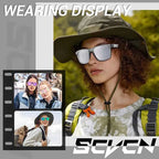 SCVCN New Polarized Sunglasses for Men MTB Cycling Glasses Outdoor Sports Bike UV400 Goggles Women Road Bicycle Cycling Glasses