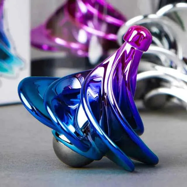 Funny Desk Wind BlowingToy Rotating Pocket Toy Fidget Kinetic Spinner  Adult Stress Relief Toys For Children Birthday Xmas Gift