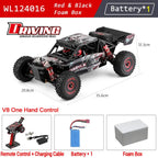 WLtoys 124016 V8 124019 Pro 1:12 4WD RC Racing Car High-Speed Brushless Motor Off-Road Remote Control Drift Climbing Kids Toys