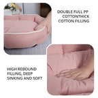Pet Sofa Bed – Large Dog & Cat Sleeping House | Winter Warm Cushion Mat for Big Pets