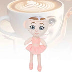 New Italian Brainrot Plush Ballerina Cappuccino Doll Funny Cartoon Alerina Capucciu Soft Stuffed Animal Toy Kids Birthday Gifts