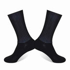 Aero Cycling Summer Anti Socks Whiteline Slip Silicone Socks Men Bicycle Sport Running Bike Socks Calcetines Ciclismo