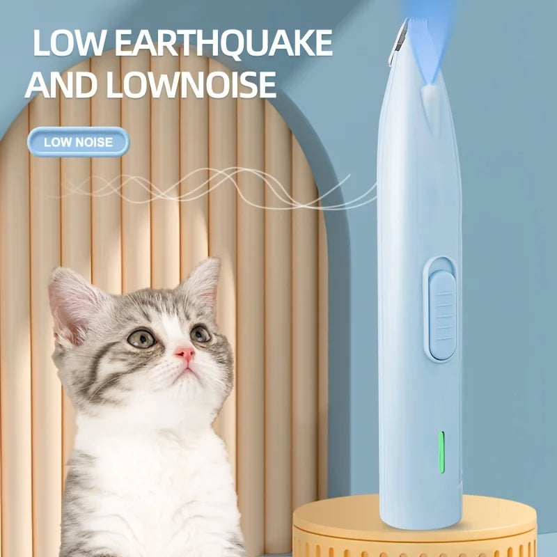 Pet Electric Pushing Scissors Cat Foot Shaver Special Dog Hair Shaver Fader Electric Mute Cat Claw Pedicure Artifact - WTN Essentials 