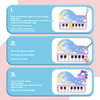 Mini Desktop Piano Keychain Musical Toy for Kids and Music Lovers