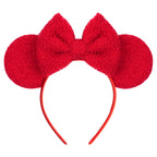 New Christmas Velvet Mouse Ear Headband Cute Ear Headband Halloween Birthday Girl Cosplay Costume Party Decoration Headband