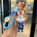 Anime Zootopia 2 Figure Cute PVC Doll Car Key Ring Accessories Bag Pendant Charm Perfect Christmas Gift for Her