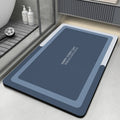 Diatomaceous Earth Bath Mat – Absorbent, Non-Slip Quick-Dry Bathroom & Toilet Floor Rug, Washable Shower Pad