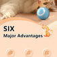 2PCS Cat Interactive Ball Indoor Automatic Rolling Magic Ball Smart Cat Toys Electronic Interactive Cat Toy Cat Game Accessories - WTN Essentials 