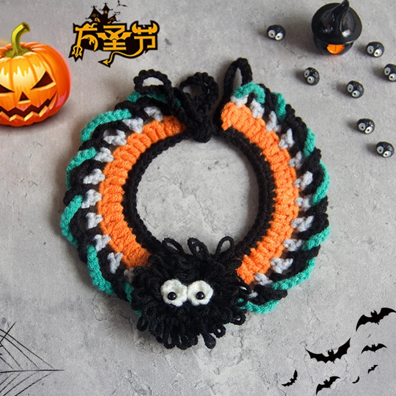 Halloween Cat Collar – Scarf Costume for Pets