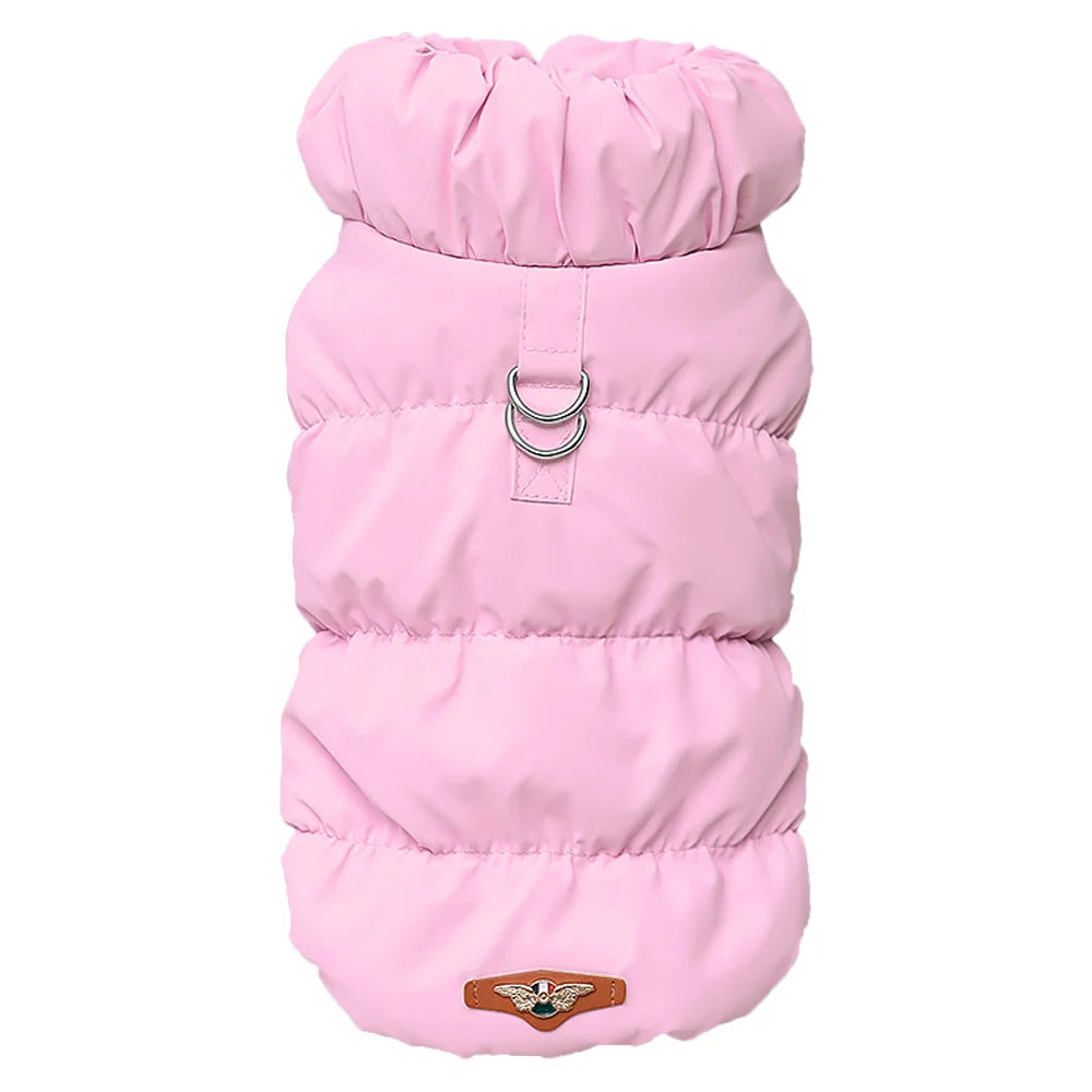 Soft Warm Dog Coat – Winter Padded Jacket for Small & Medium Dogs