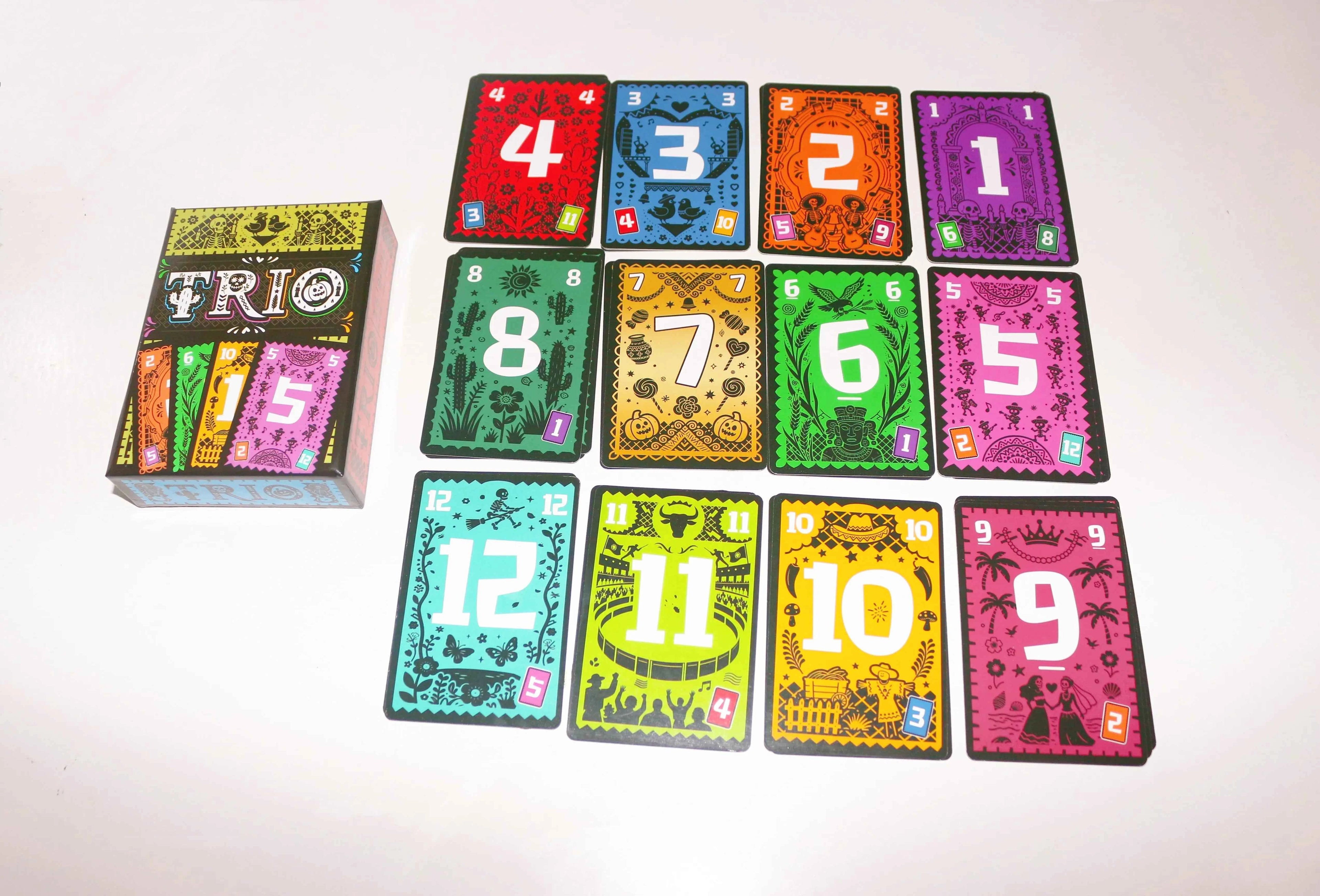 TRIO Strategy Board Game | 3-6 Players | 15 Minutes Playing Time . Family Game Nights , Perfect for Party Game