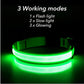USB Rechargeable Luminous Collar Adjustable Led Glowing Dog Collar for Large Small Dogs Cat Night Light Collar Pet Safety Harnes - WTN Essentials 