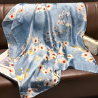Spring Scarf Women's Luxury Design Polyester Material Smooth Scarf Soft Shawl Beach Scarf