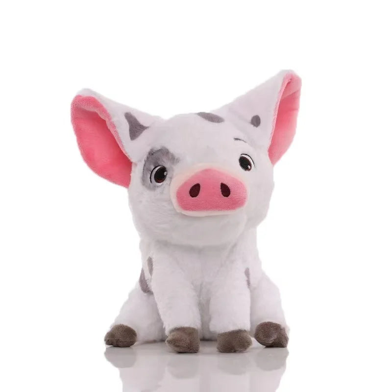 Kawaii Moana Pig Rooster Plush Toy Anime Pig Princess Chicken Stuffed Animals Accompany Sleep Toy Home Decor Kids Birthday Gifts