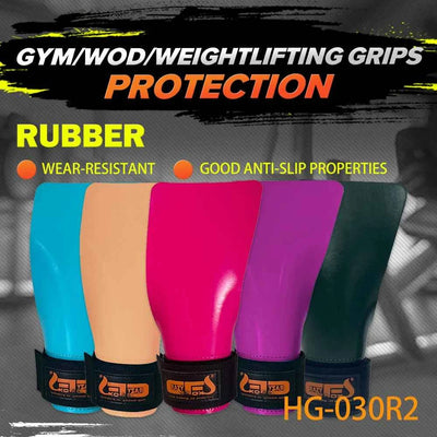 Rubber Chalk Free Weight Lifting Grips Heavy Duty Straps Alternative Power Lifting Hooks for Deadlift Wrist Support Calleras
