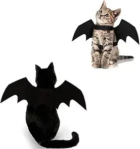 Cat Halloween Costume – Bat Wings, Hat & Necklace Set