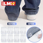 iLMH Invisible Leg Shortening Clip, Non-Slip Pants Edge Clip, Quick Fix Hem Clip, Hidden Pants Adjuster, Sewing Accessories
