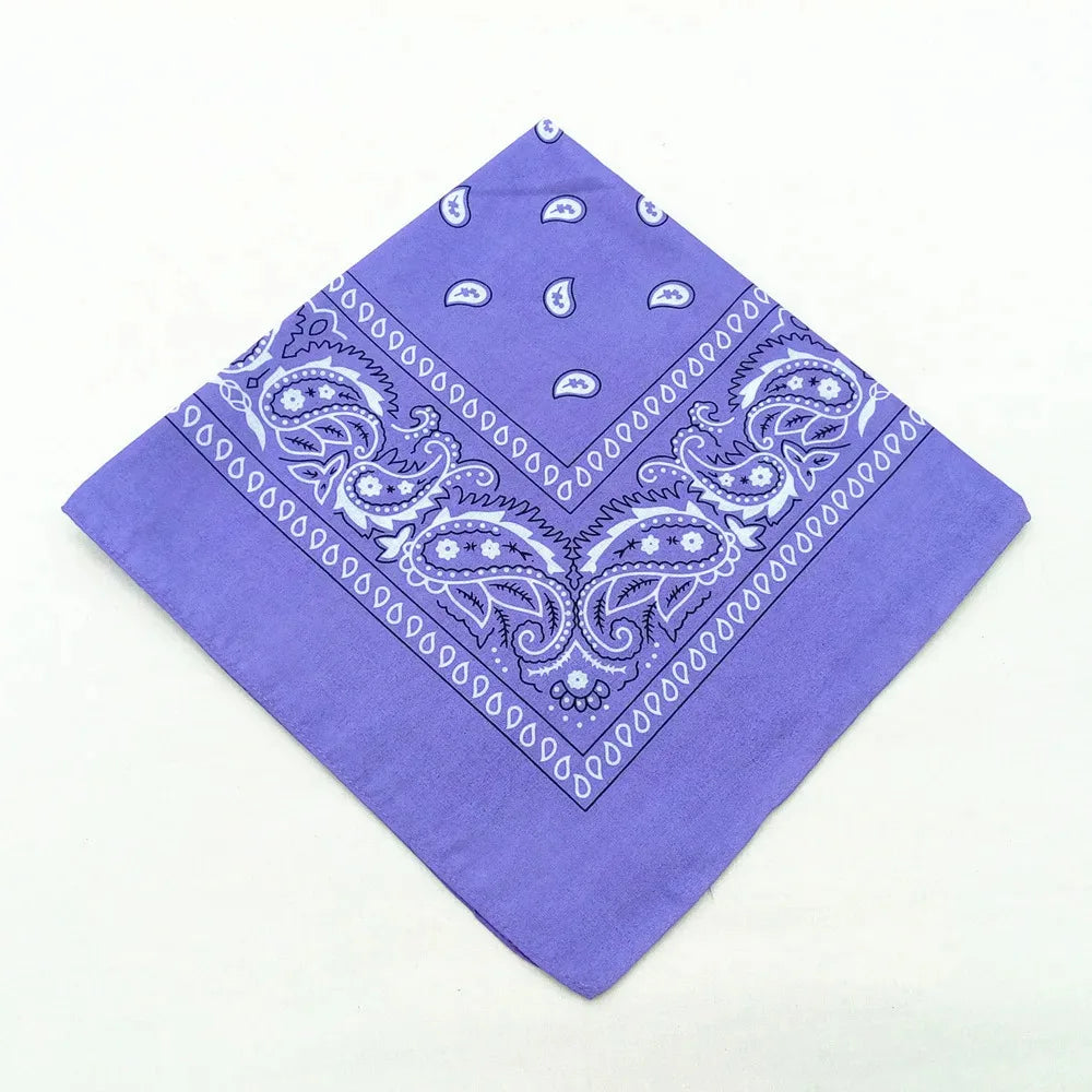 1/2/3/5PCs Unisex men women bandana hairband cowboy mens biker sports headwear wrist hairwrap single head wrap scarf
