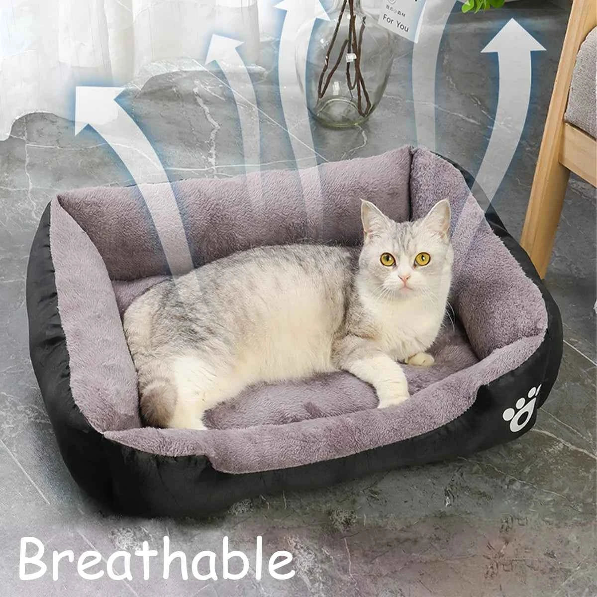 Color Square Winter Warm Pet Bed – Dog & Cat House
