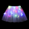 Children LED Light Up Dress Girls Kids Purple Green Cosplay Costume Carnival Birthday Party Clothes Halloween Costume Prom Gown