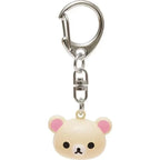 Kawaii Rilakkuma Easy Bear Keyrings Lazybear Doll Keychains Bag Clothing Puller Phone Rope Necklace Accessories Pendants Gift