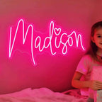 Custom Name Neon Sign Teenage Girls Birthday Gifts Personalized Neon LED Name Sign USB Dimmable LED Neon Wall Decor Light
