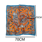 New Silk Scarf Neckerchief Women's Silk Square Scarf Purse Luxury Scarf for Women Designer Silk Headscarf SJ01